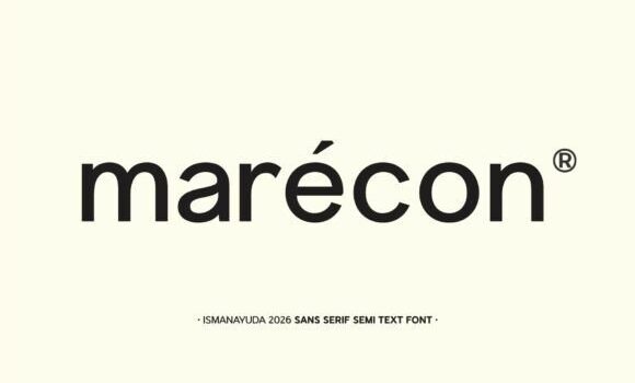 Marecon Font - Featured Image