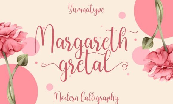 Margareth Gretal Font - Featured Image