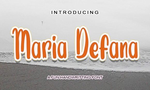 Maria Defana Font Fonts Free Download Maria Defana Font - Featured Image