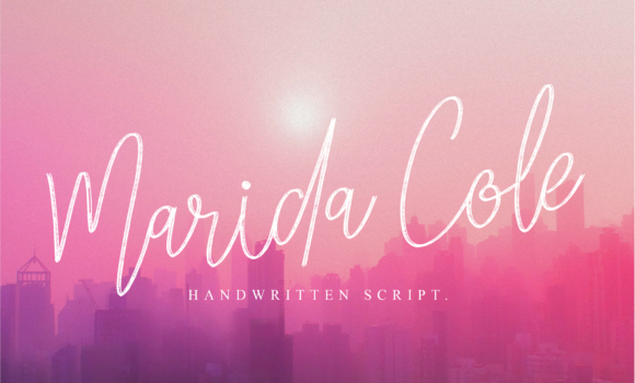 Marida Cole Font - Featured Image