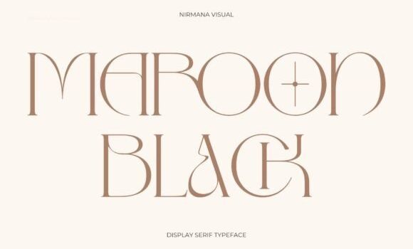 Maroon Black Font - Featured Image
