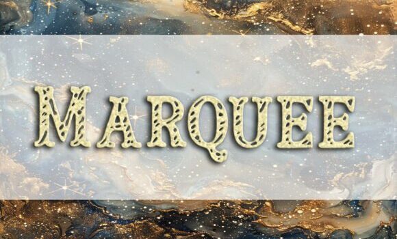 Marquee Font - Featured Image