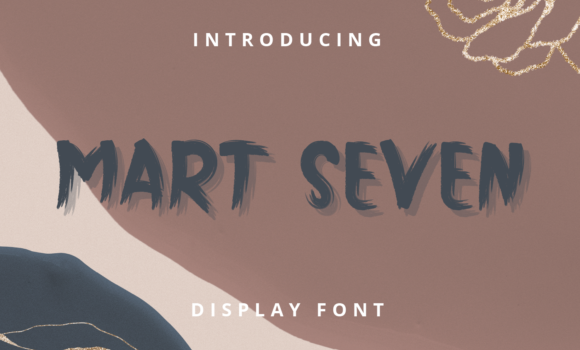 Mart Seven` Font - Featured Image
