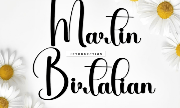 Martin Birtalian Font - Featured Image