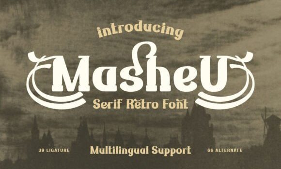 Masheu Font - Featured Image