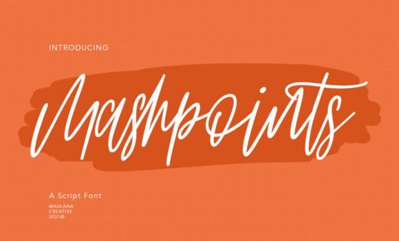 Mashpoints Font Fonts Free Download Mashpoints Font - Featured Image