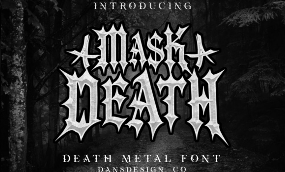 Mask Death Font - Featured Image