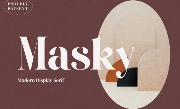 Masky Font - Featured Image