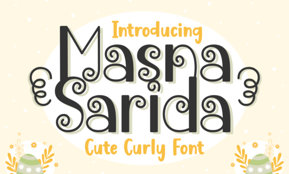Masna Sarida Font - Featured Image