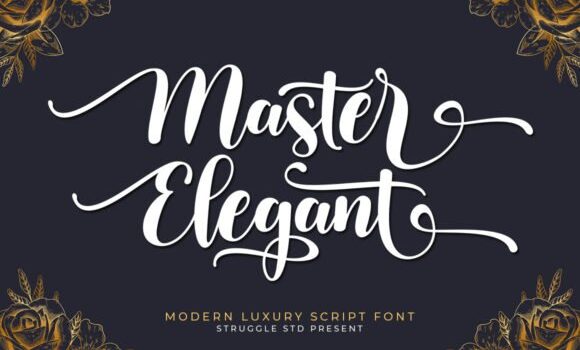 Master Elegant Font - Featured Image