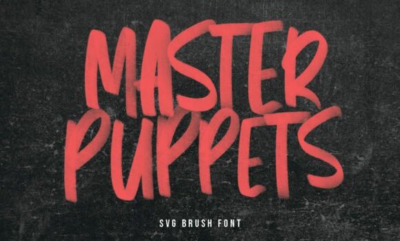 Master Puppets Font - Featured Image