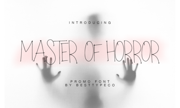 Master of Horror Font - Featured Image
