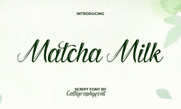 Matcha Milk Font Fonts Free Download Matcha Milk Font - Featured Image