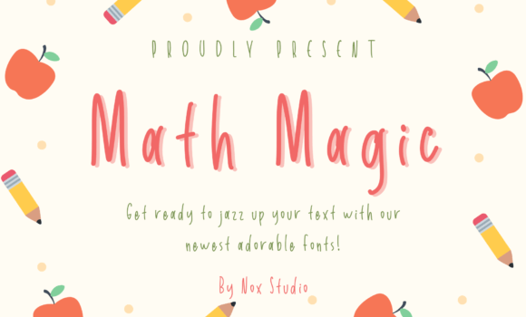 Math Magic Font - Featured Image