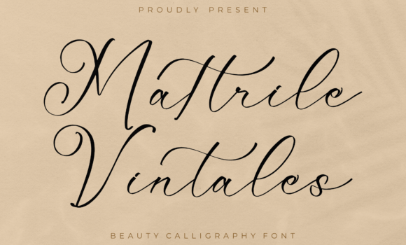 Mattrile Vintales Font - Featured Image