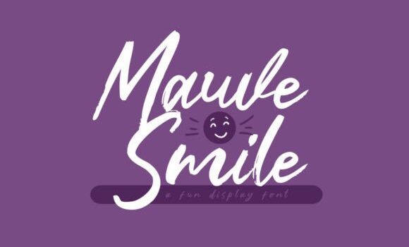 Mauve Smile Font - Featured Image