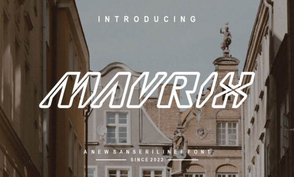 Mavrix Font - Featured Image