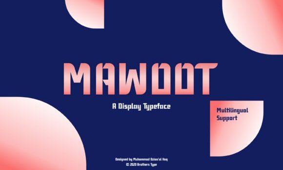 Mawoot Font - Featured Image