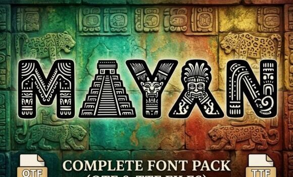 Mayan Font - Featured Image