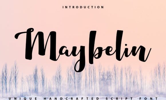 Maybelin Font - Featured Image