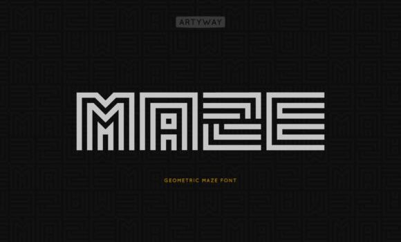 Maze Font Fonts Free Download Maze Font - Featured Image