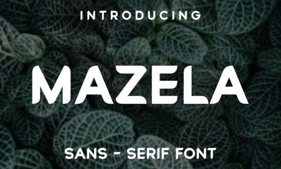Mazela Font - Featured Image