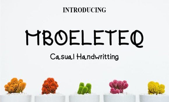 Mboeleteq Font - Featured Image