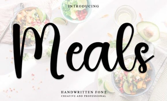 Meals Font Fonts Free Download Meals Font - Featured Image