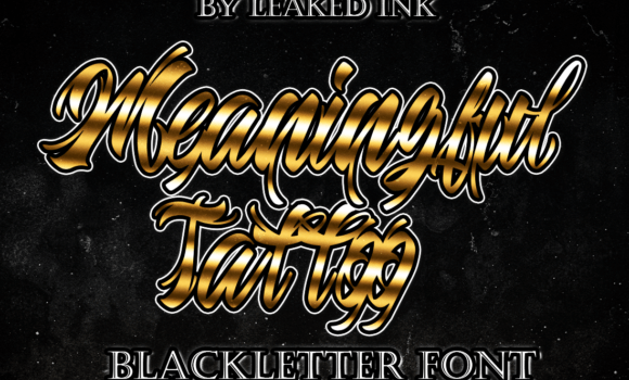 Meaningful Tattoo Font - Featured Image