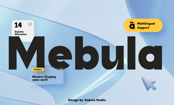 Mebula Font - Featured Image