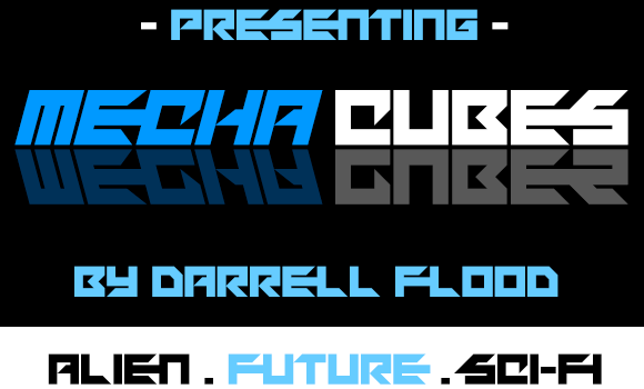 Mechacubes Font - Featured Image