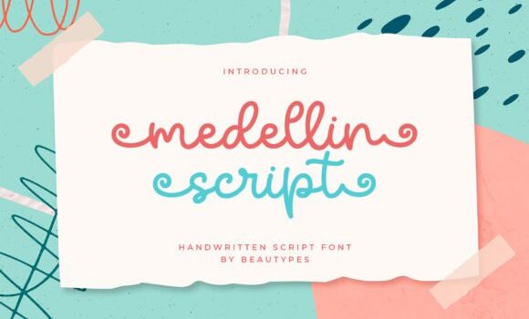 Medellin Script Font - Featured Image