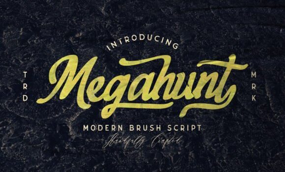 Megahunt Font - Featured Image