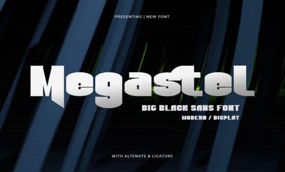 Megastel Font - Featured Image
