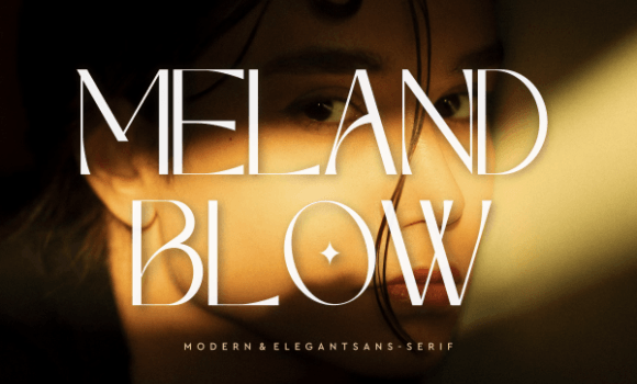 Meland Blow Font - Featured Image