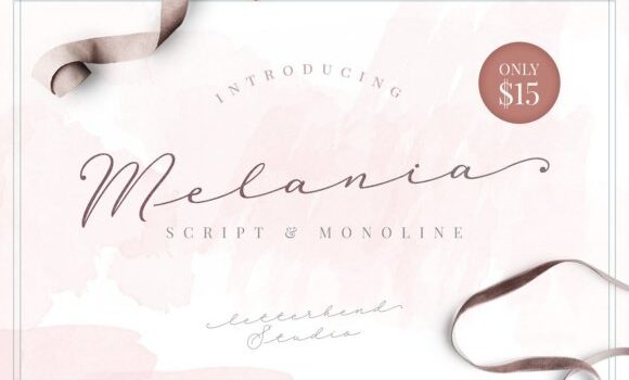 Melania Script Font - Featured Image