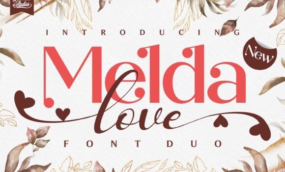 Melda Love Font - Featured Image