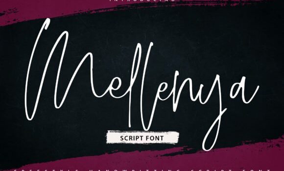 Mellenya Font Fonts Free Download Mellenya Font - Featured Image