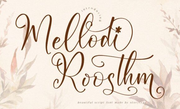Mellodi Roosthm Font - Featured Image