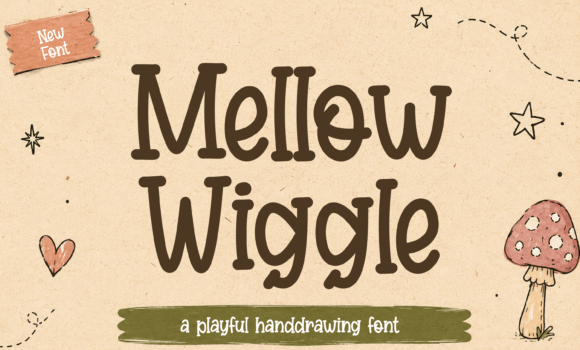Mellow Wiggle Font - Featured Image