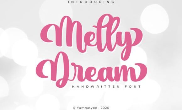 Melly Dream Font - Featured Image