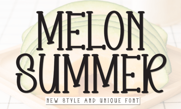 Melon Summer Font - Featured Image