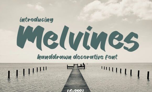 Melvines Font Fonts Free Download Melvines Font - Featured Image