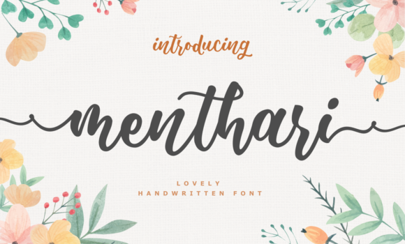 Menthari Font Fonts Free Download Menthari Font - Featured Image