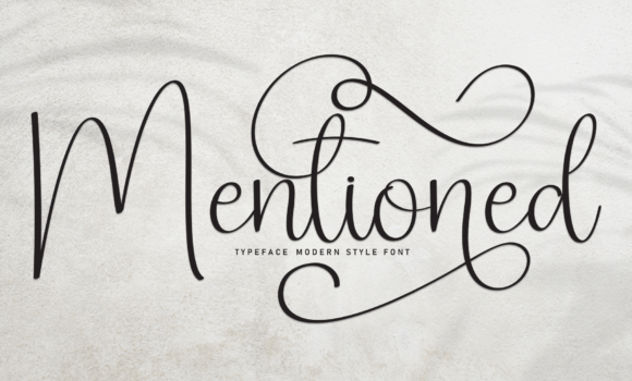 Mentioned Font - Featured Image