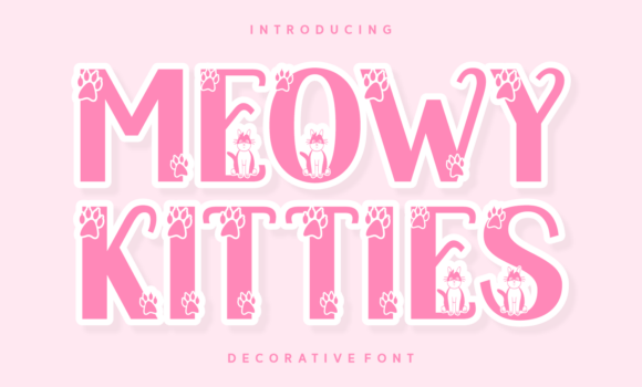 Meowy Kitties Font Fonts Free Download Meowy Kitties Font - Featured Image