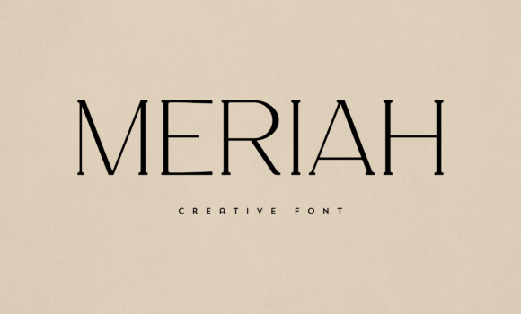 Meriah Font - Featured Image
