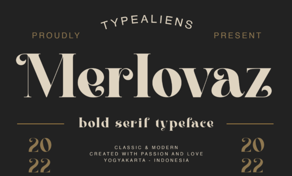 Merlovaz Font - Featured Image