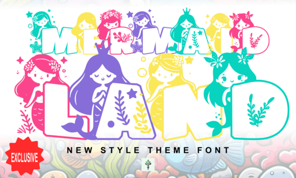 Mermaid Land Font - Featured Image