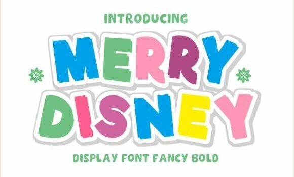 Merry Disney Font - Featured Image